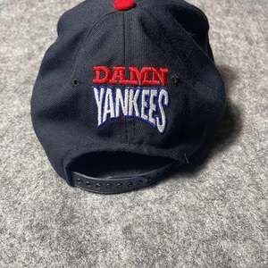 Vintage 90s New York Yankees 'Damn Yankees' Snapback Hat